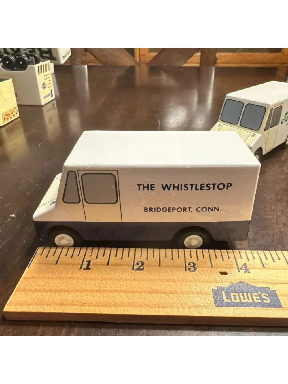 Lot Vintage Ralstoy Toy Metal Diivery Trucks #22  Advertising